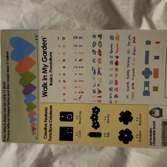 Cricut Walk in my Garden Cartridge - Picture 4 of 8